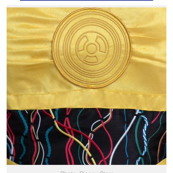 Disney Parks Dress Shop C-3PO Golden Star Wars Fit & Flare Cosplay Dress - Picture 3 of 8